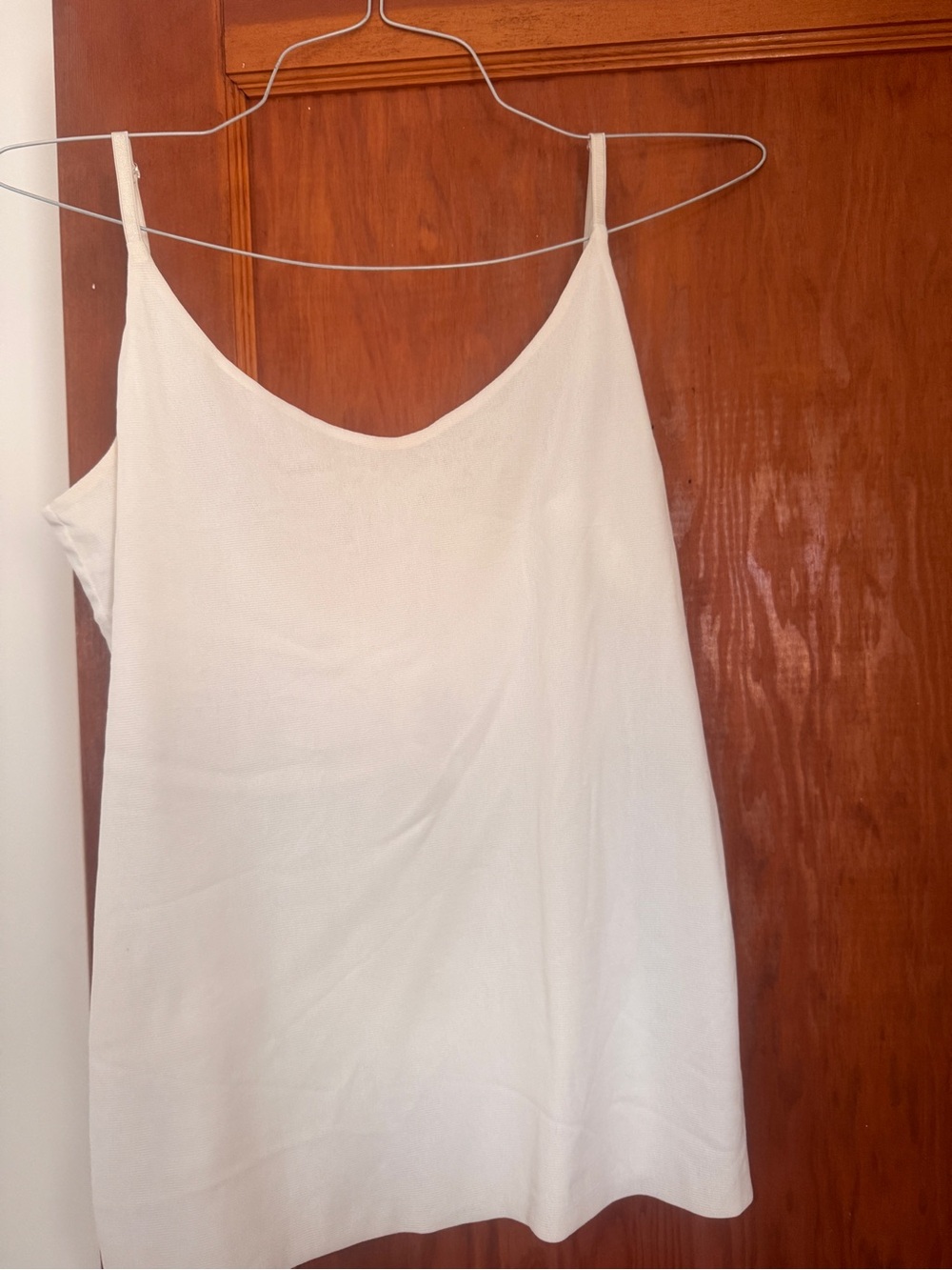 Lafayette 148 New York Cream Spaghetti Strap Camisole